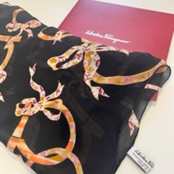 Salvatore Ferragamo SIlk Scarf - Picture 5 of 5